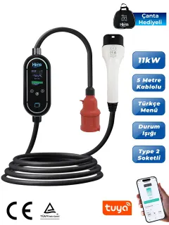 Hims HCTK-11 11kW Ev Tipi Taşınabilir Şarj Cihazı